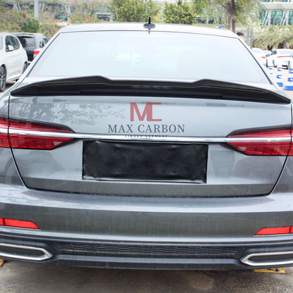 Lèvre de spoiler arrière MC MAX CARBON Performance Sport à bord détachable pour Audi A6 S6 RS6 C8 