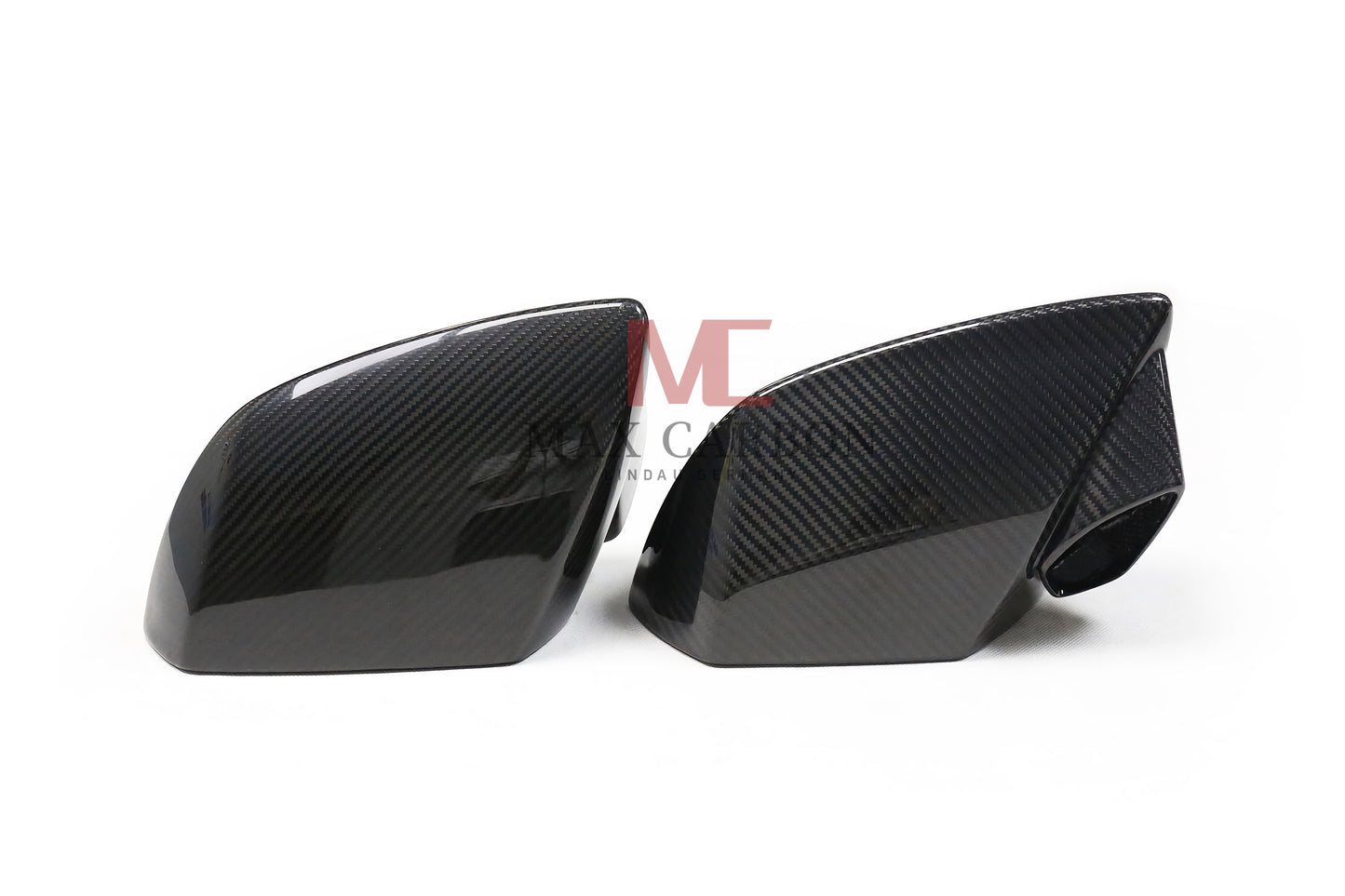 MC MAX CARBON Performance replacement mirror caps suitable for Lamborghini Huracán 2014 to 2020 