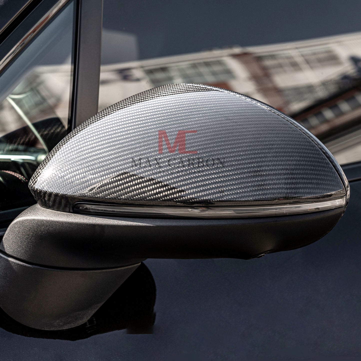 MAX CARBON Ersatz Spiegelkappen für Porsche Cayenne 9YA 9Y0 Cayenne Coupé 9YB S Turbo GTS GT