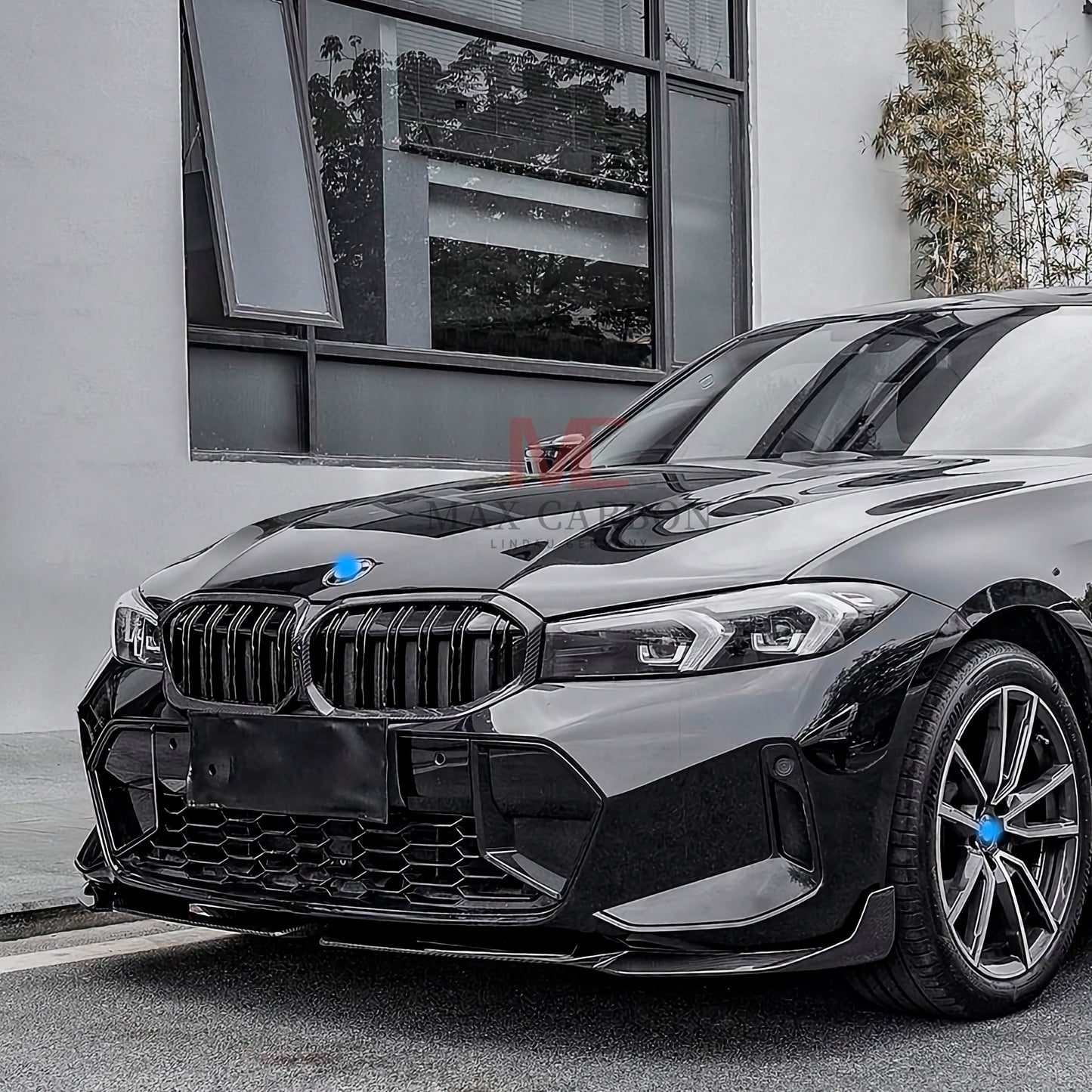 Grande lèvre avant MC Dry Carbon Prepreg Performance adaptée à BMW G20 G21 avec pack M 
