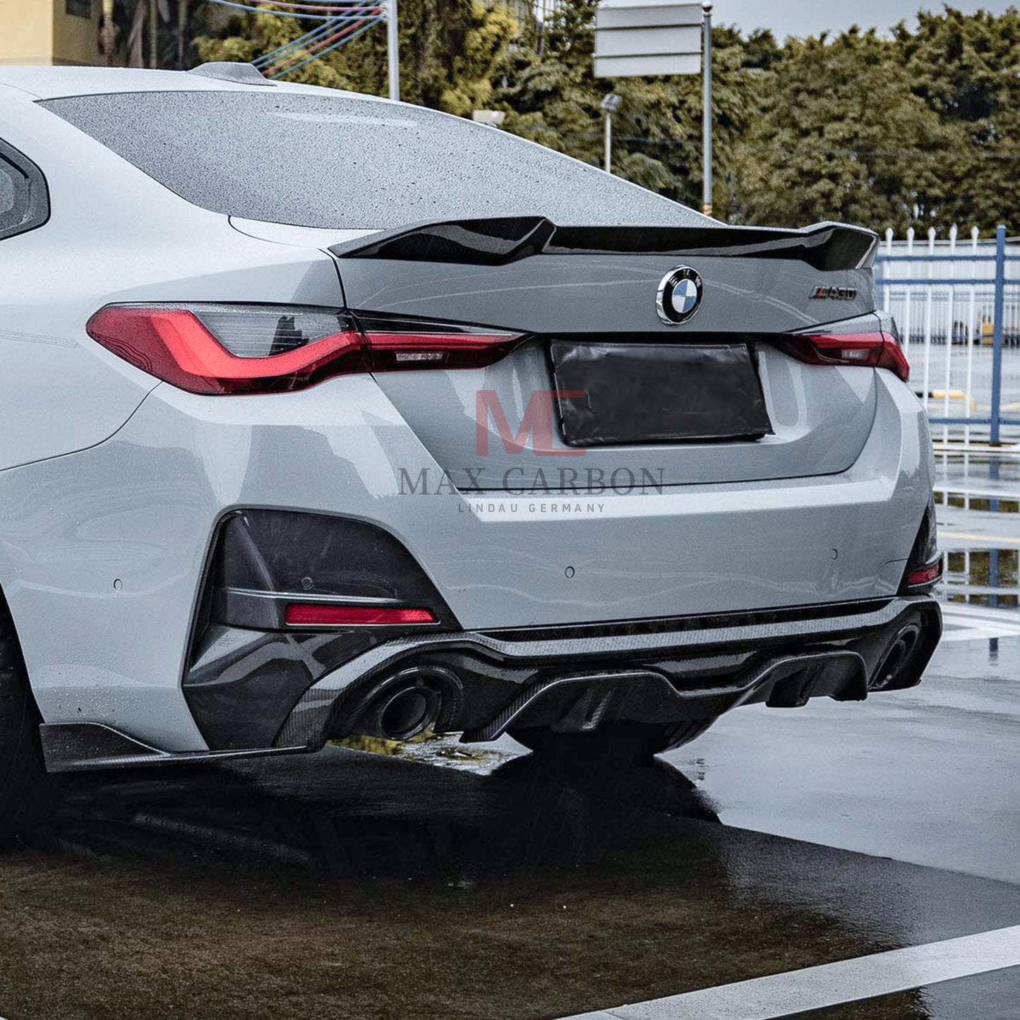 MC MAX CARBON Dry Carbon Prepreg Sport Heck Großer Spoiler Lippe für BMW 4er G26 M440i