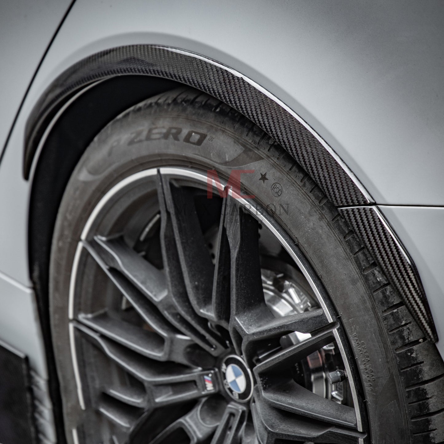 MC MAX CARBON Performance Dry Carbon wheel house preparation covers for BMW 4 Series G26 all models 