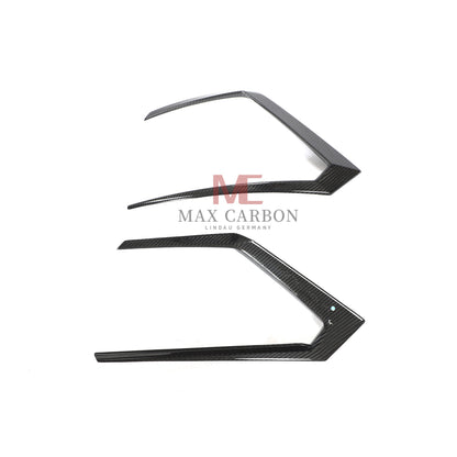 Bandes d'aération de pare-chocs arrière MC MAX CARBON Performance pour Lamborghini Urus Sport Utility 2018 à 2021 
