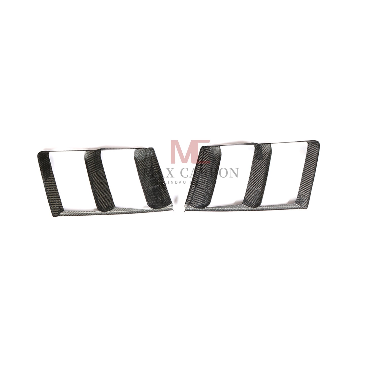 Prises d'air préimprégnées MC MAX CARBON DRY CARBON sur l'avant pour Audi R8 4S avant LCI 