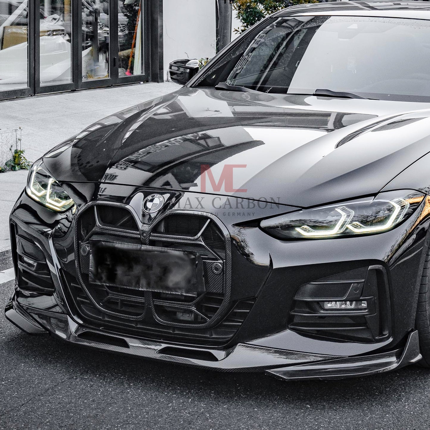 MAX CARBON PERFORMANCE Dry Carbon Front Kühlergrill Nieren Gitter für BMW G22 G23