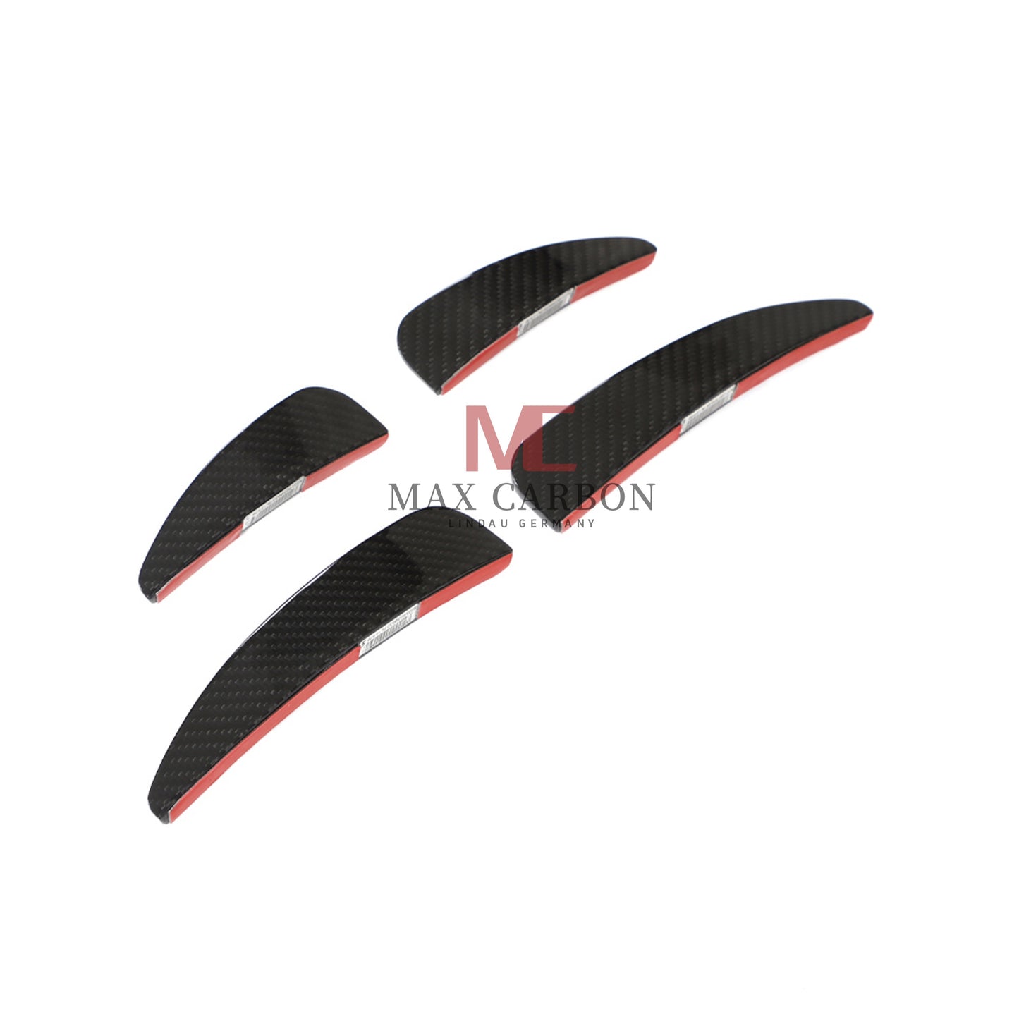 MC MAX CARBON DRY CARBON Performance AERO FLICKER FLAPS Canards suitable for Audi R8 4S 