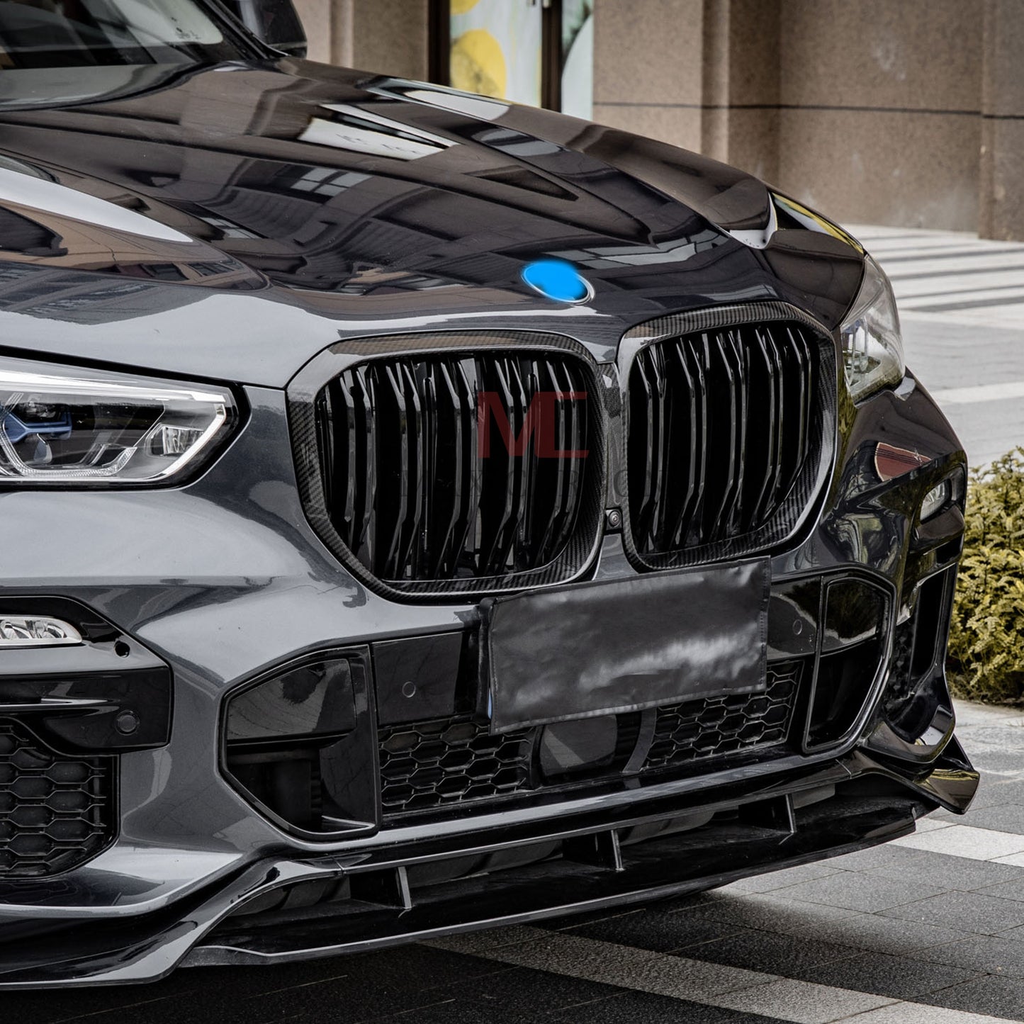 MC MAX CARBON Dry Carbon Performance Ziergitter Kühlergrill Grill Ersatz für BMW X5 X5M G05 F95 vor LCI