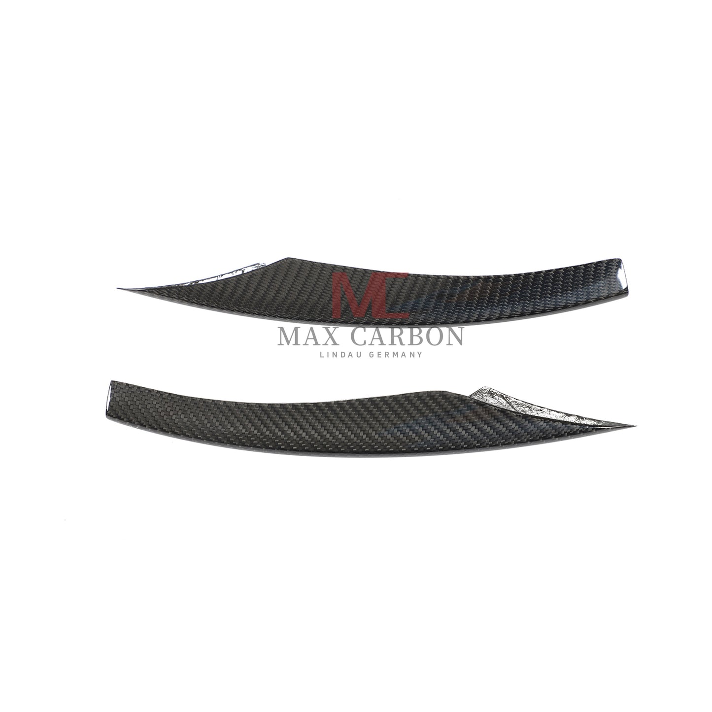 MC Performance 6 pièces Canards de pare-chocs avant en carbone pour Mercedes Benz classe E W213 S213 E300 E350 E400 E450