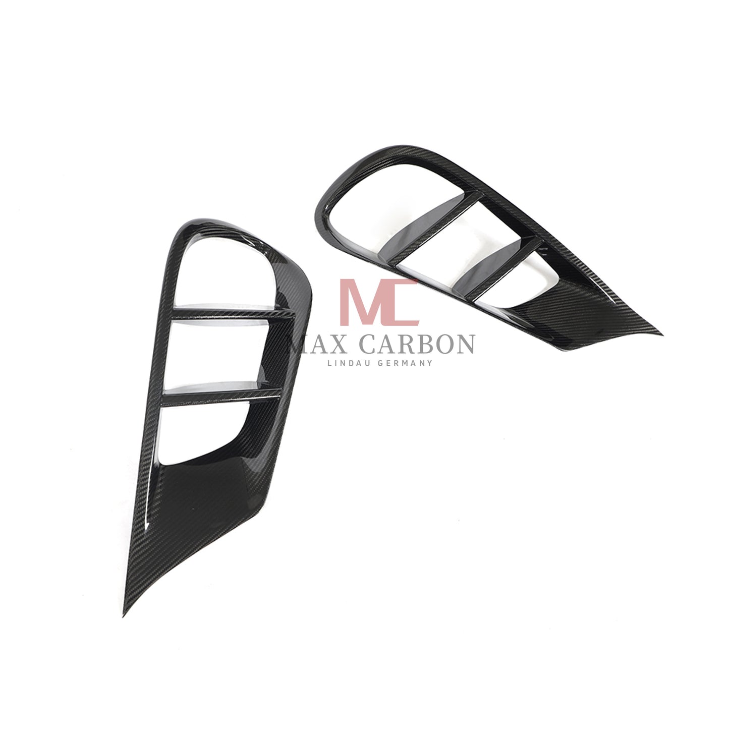 MC Performance für Mercedes Benz E Klasse W212 S212 Carbon Fiber Front Stoßstange Vent Zierleisten