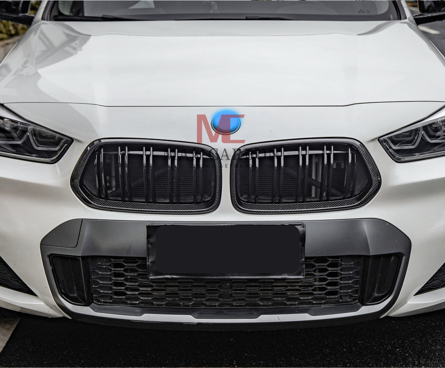 MC MAX CARBON Performance Grille Grill Replacement for BMW X2 F39