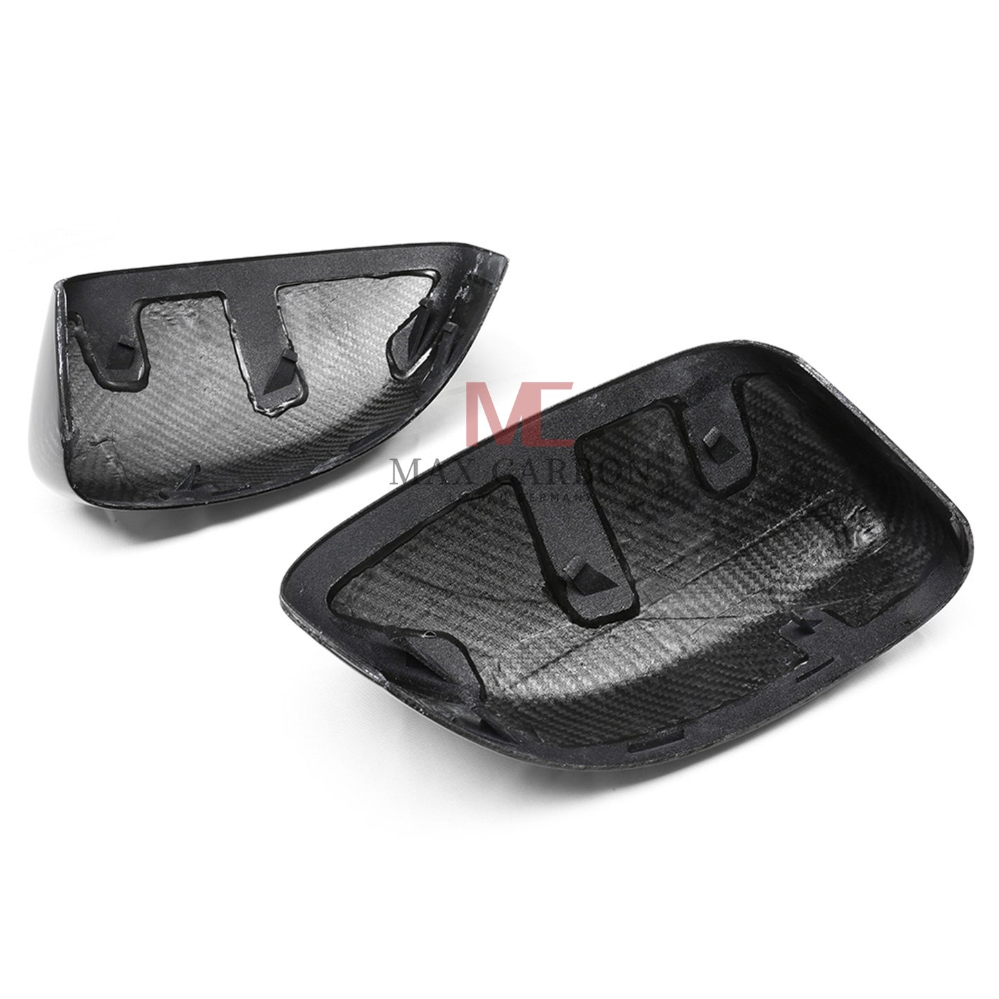 MC MAX CARBON Performance replacement mirror caps for Maserati Levante M161 GT GTS Trofeo Modena 