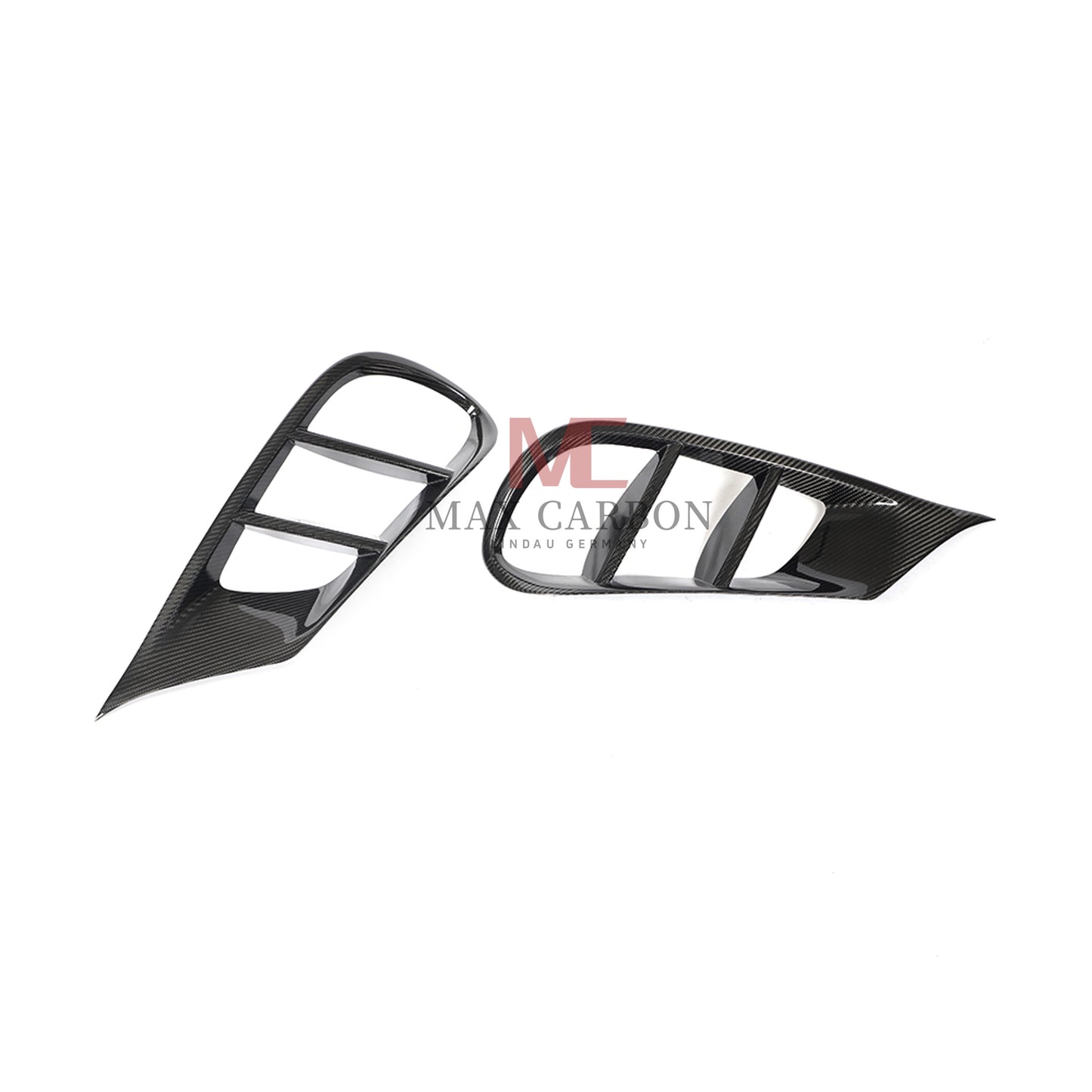 MC Performance für Mercedes Benz E Klasse W212 S212 Carbon Fiber Front Stoßstange Vent Zierleisten
