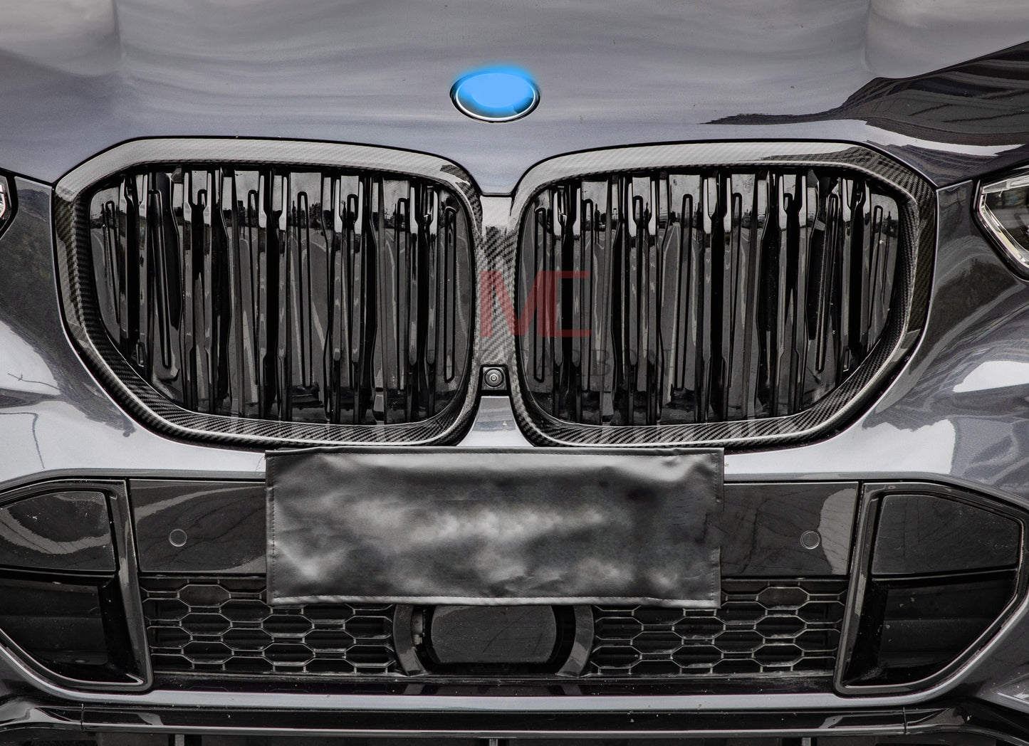 MC MAX CARBON Dry Carbon Performance Ziergitter Kühlergrill Grill Ersatz für BMW X5 X5M G05 F95 vor LCI