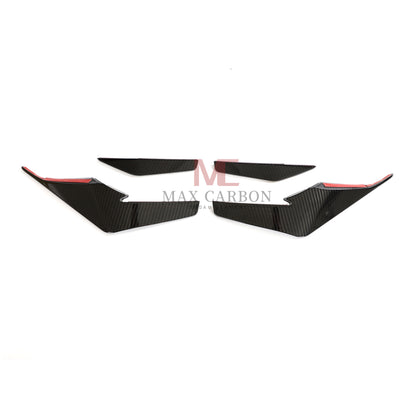 MC MAX CARBON DRY CARBON Performance AERO FLICKER FLAPS Canards suitable for Audi R8 4S 
