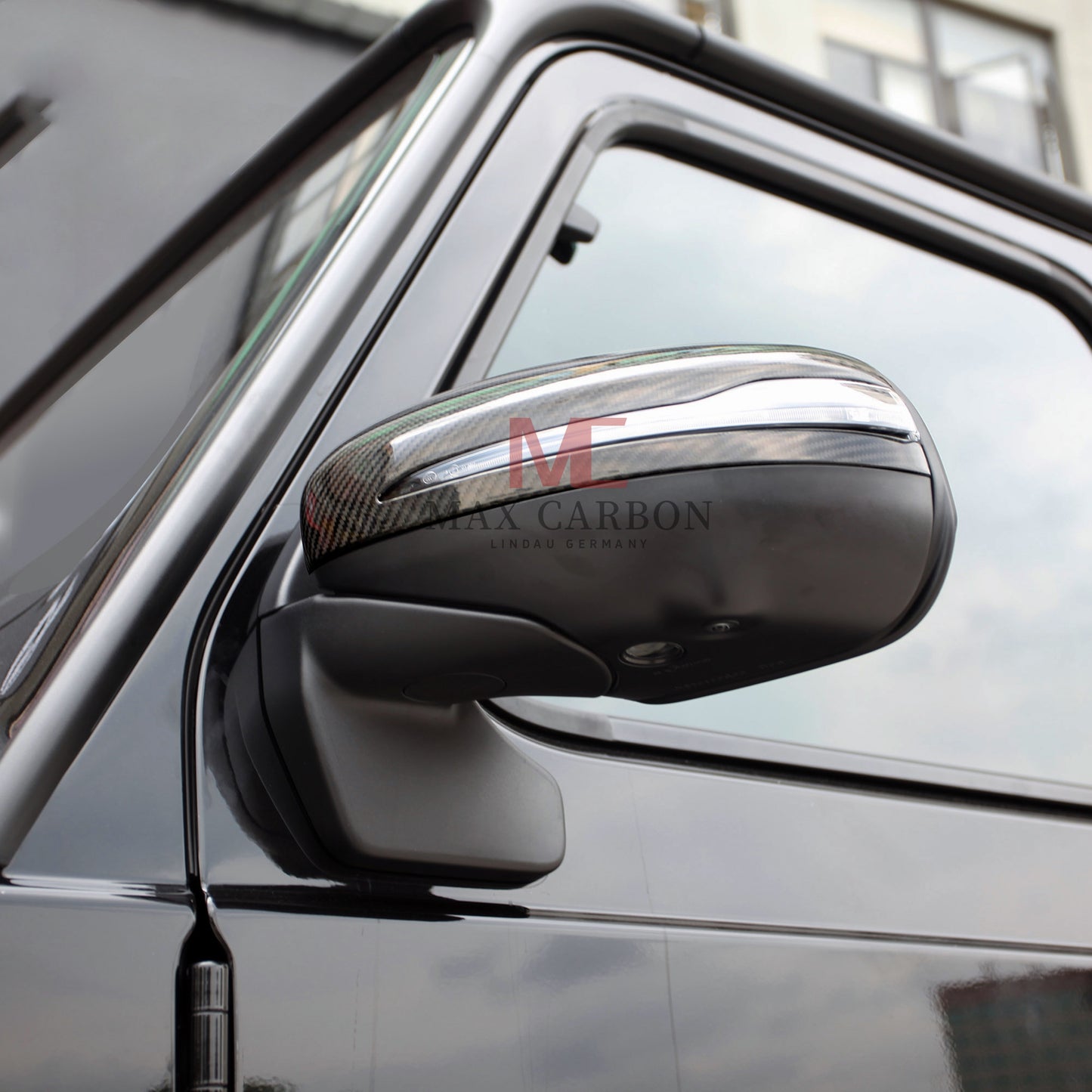 Coques de rétroviseurs MC MAX CARBON Performance Carbone Sec pour Mercedes Classe G W464 GLS GLE 