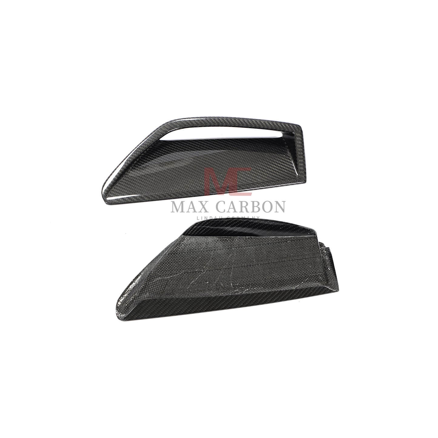MC MAX CARBON Performance Fiber Front Bumper Scoop Trims für Audi RS6 Avant Wagon