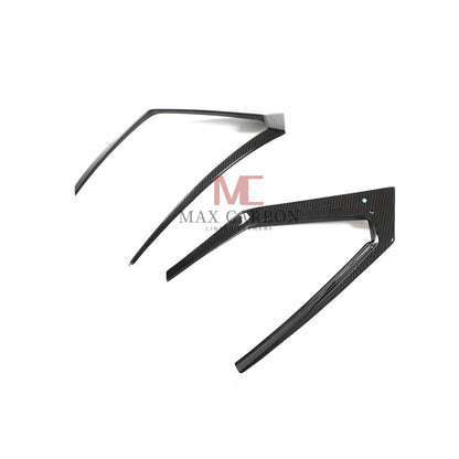 Bandes d'aération de pare-chocs arrière MC MAX CARBON Performance pour Lamborghini Urus Sport Utility 2018 à 2021 