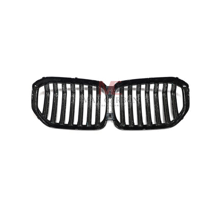 MC MAX CARBON Dry Carbon Performance Ziergitter Kühlergrill Grill Ersatz für BMW X5 X5M G05 F95 vor LCI