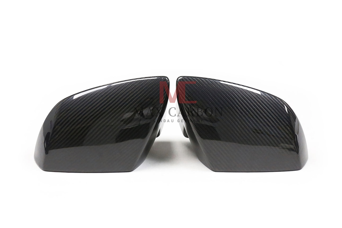 MC MAX CARBON Performance replacement mirror caps suitable for Lamborghini Huracán 2014 to 2020 