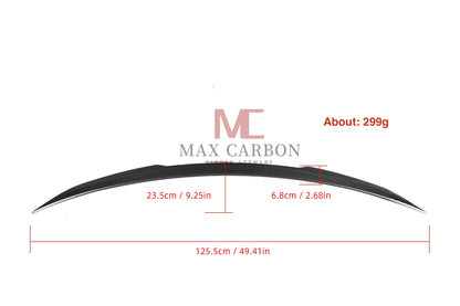 MC MAX CARBON Performance Spoiler Rear Spoiler Lip for Mercedes Benz E Class C238 Coupe 