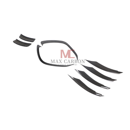Becquet de lèvre avant à bord détachable MC MAX CARBON Performance pour berline Mercedes Benz classe A W177