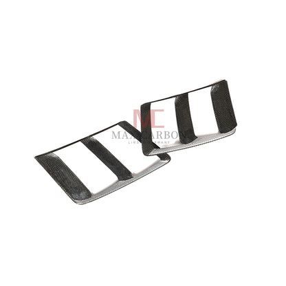 MC MAX CARBON DRY CARBON Performance Heckstoßstangen Entlüftungskotflügelabdeckungen für Audi R8 4S 2015 2018