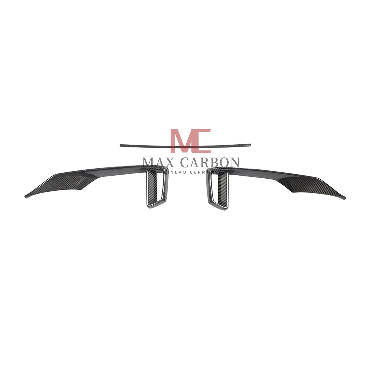 MC Performance Dry Carbon Fiber Front Bumper Scoop Zierleisten für Audi RS3 8V