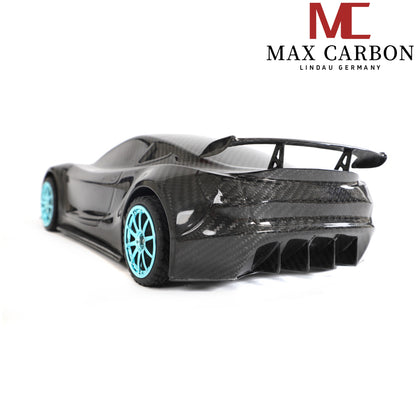 MAX CARBON Lifestyle Véritable carbone Forgé Carbone Hybride Modèle de voiture en carbone sec Préimprégné 1:18 Modèle de voiture de sport