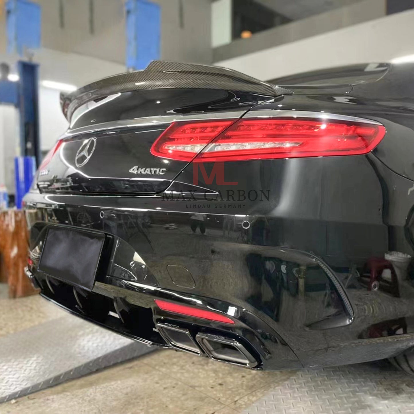 Lèvre de becquet arrière MC MAX CARBON Performance, pour Mercedes Benz classe S C217 coupé S63 S500 