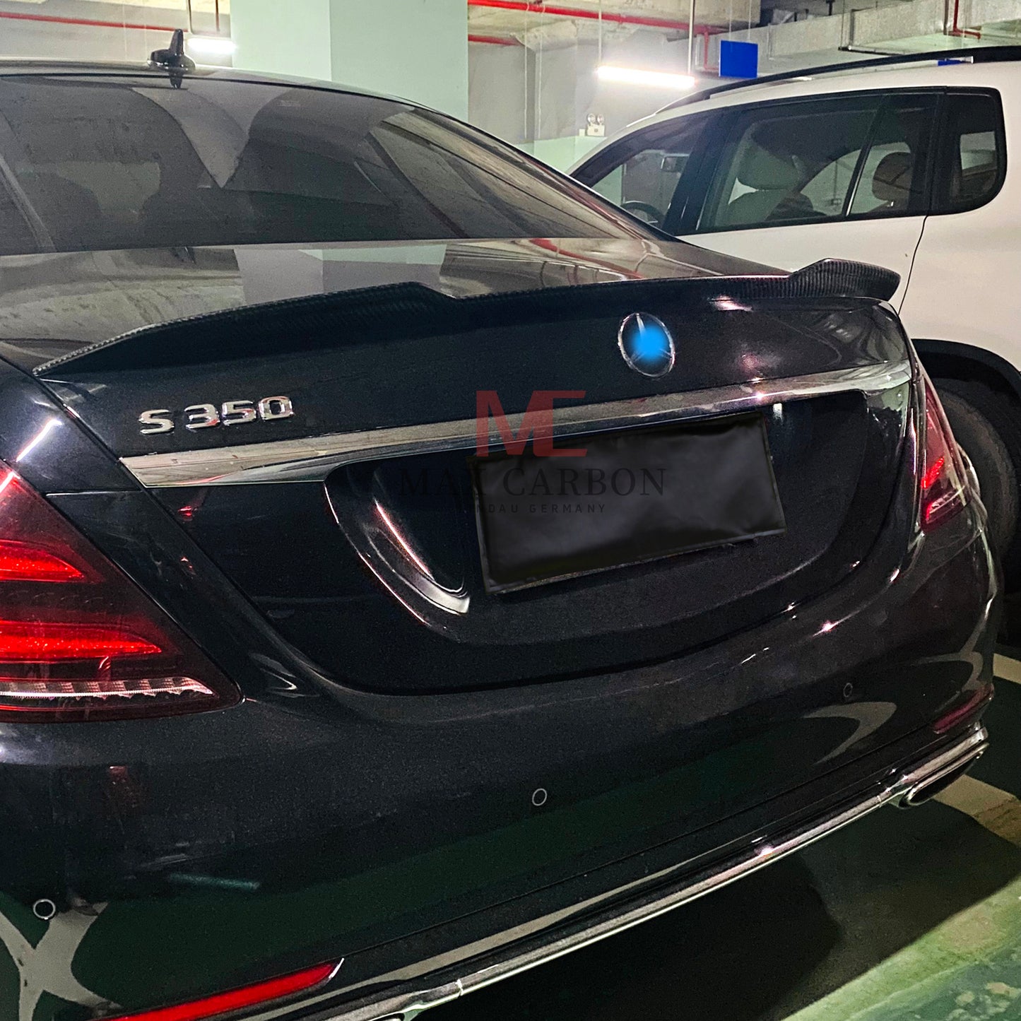 Lèvre de becquet arrière MC MAX CARBON Performance, pour Mercedes Benz classe S W222 berline AMG S63 S500 