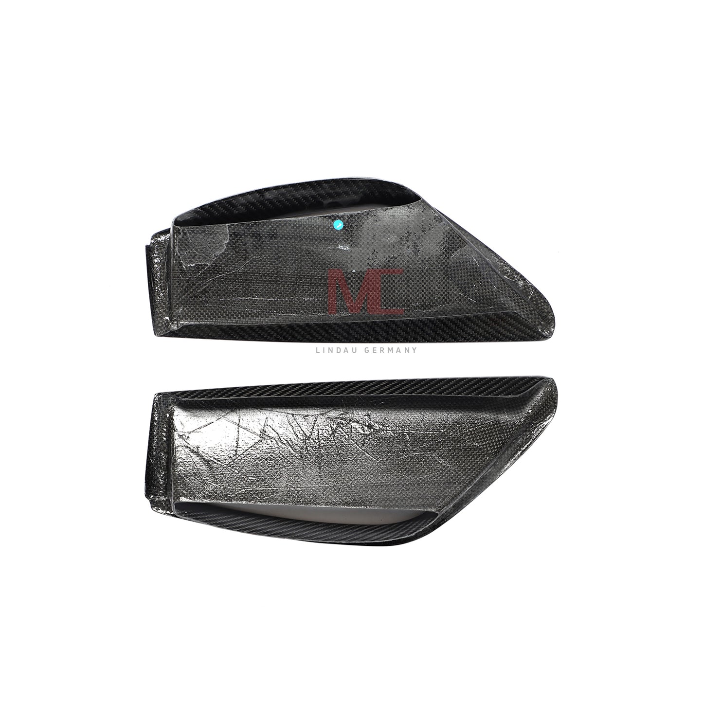 MC MAX CARBON Performance Fiber Front Bumper Scoop Trims für Audi RS6 Avant Wagon