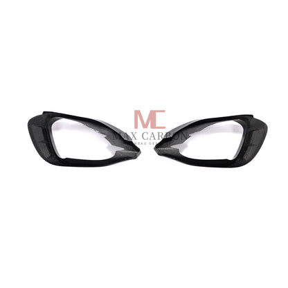 MC DRY Carbon Front Bumper Fog Light Cover Splitter Canard for Mercedes Benz GLA Class GLA250 Sport Utility 4-Door GLA45 GLA35 H247