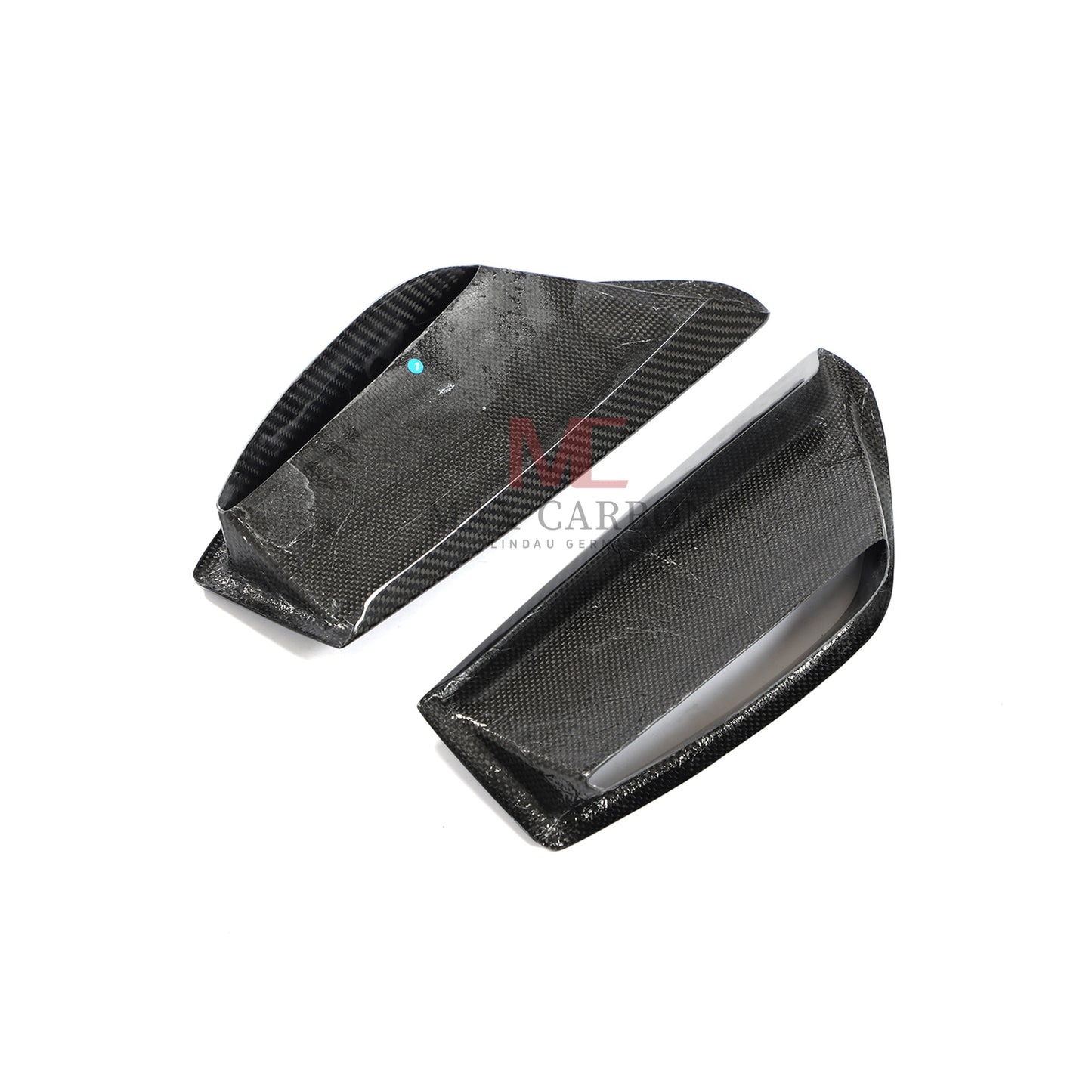 MC MAX CARBON Performance Fiber Front Bumper Scoop Trims für Audi RS6 Avant Wagon