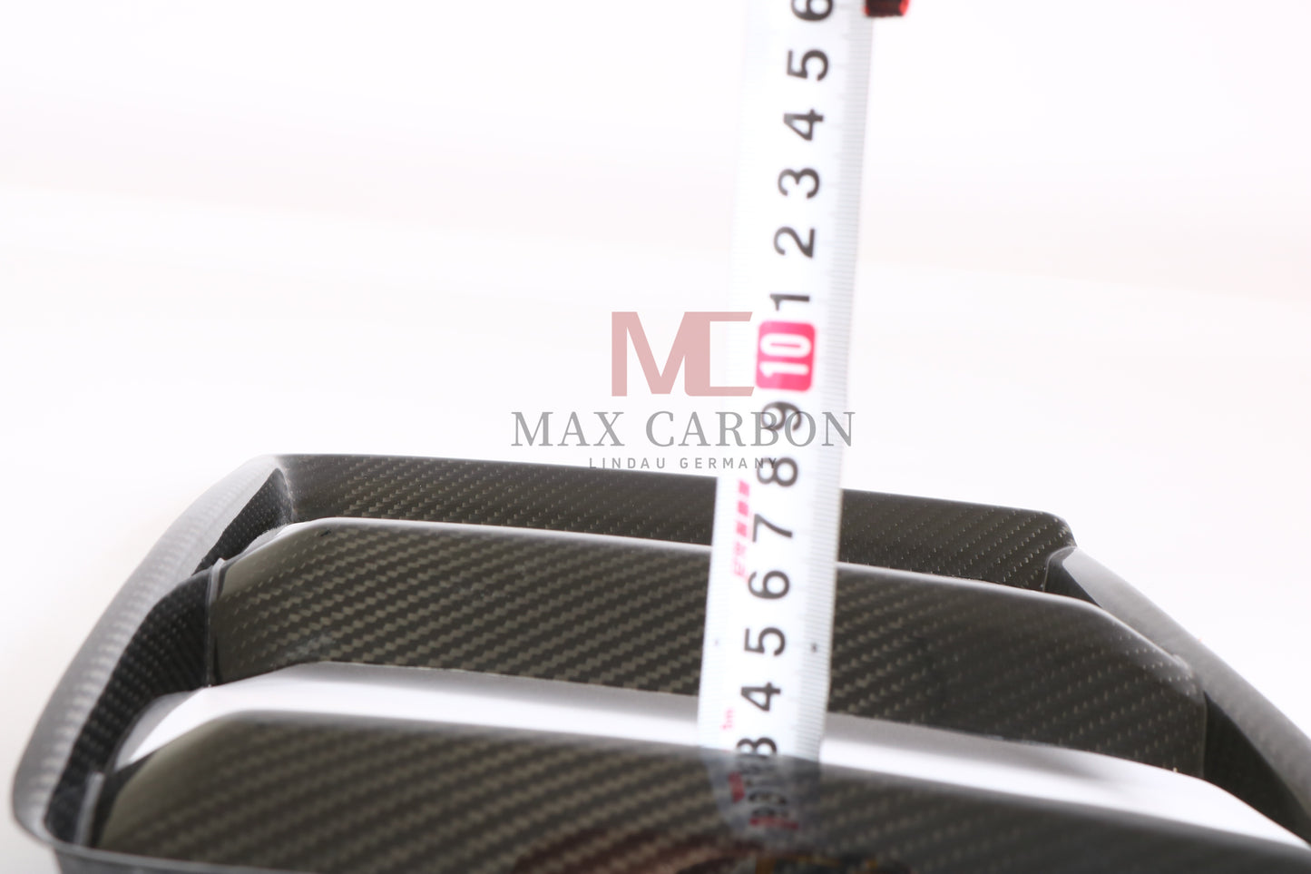 Prises d'air préimprégnées MC MAX CARBON DRY CARBON sur l'avant pour Audi R8 4S avant LCI 