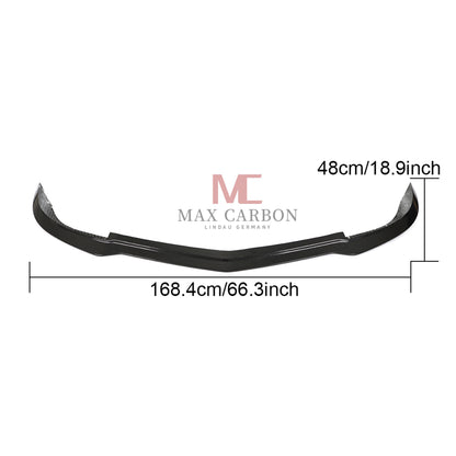 Lèvre avant en carbone MC MAX CARBON Performance pour Mercedes Benz AMG C63 W204 