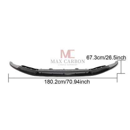 MC MAX CARBON DRY CARBON Performance Frontlippe Lip passend für Audi R8 4S vor Facelift