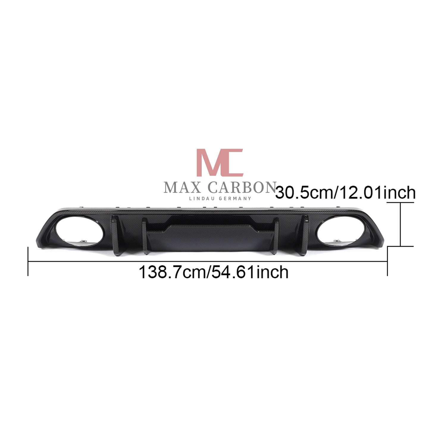 MC MAX CARBON Performance rear diffuser suitable for Audi RS3 8Y 