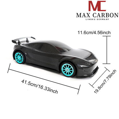 MAX CARBON Lifestyle Véritable carbone Forgé Carbone Hybride Modèle de voiture en carbone sec Préimprégné 1:18 Modèle de voiture de sport