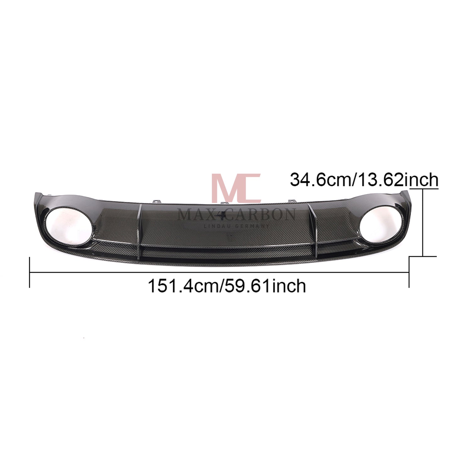 MC MAX CARBON Performance Heckdiffusor Diffusor Ersatz für Audi RS7 C7 2014 - 2016
