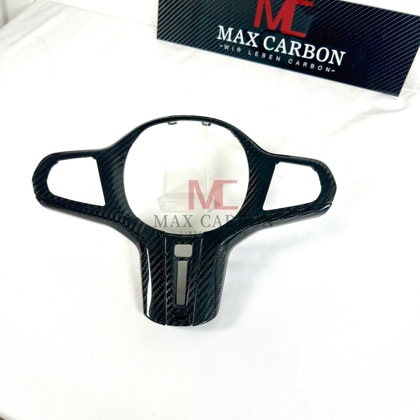 MAX CARBON Dry Carbon Prepreg Steering Wheel Cover Replacement for BMW G30 G31 G32 G14 G15 G16 G01 G02 G05 G06 G07 F95 F96 F97 F98 F90 F91 F92 F93 