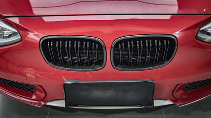 MC MAX CARBON echt Dry Carbon Kühlergrill Grille Nieren für BMW F20 F21 M140i M135i