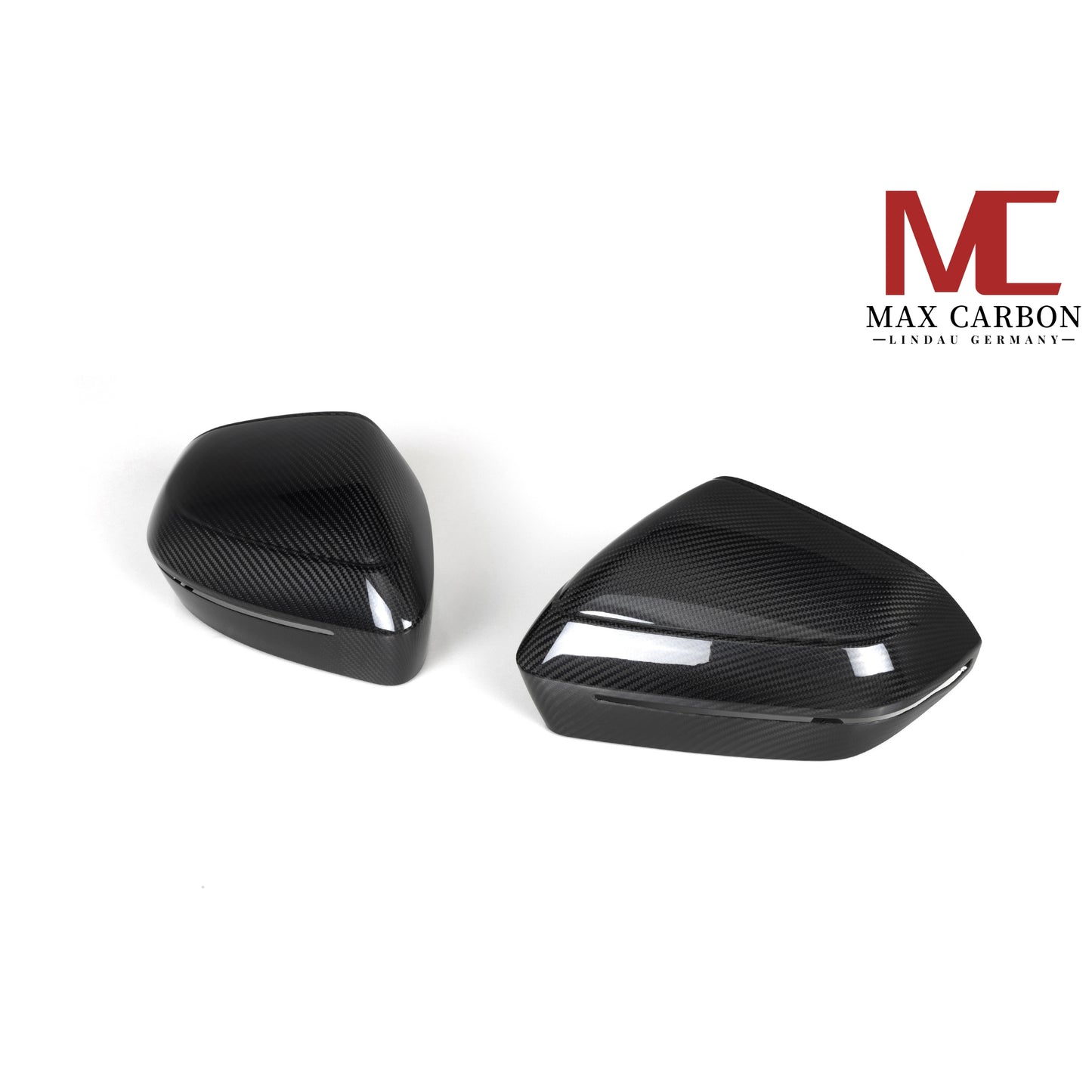 MAX CARBON Dry Carbon Spiegelkappen Standard Ersatz passend für BMW 5er G60 G61 7er G70 M5 G90 G99