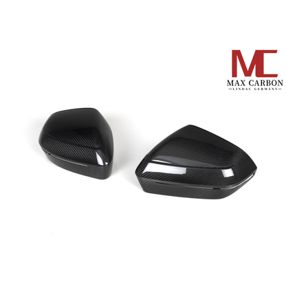MAX CARBON Dry Carbon Spiegelkappen Standard Ersatz passend für BMW 5er G60 G61 7er G70 M5 G90 G99