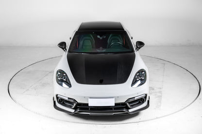 Becquet avant MAX CARBON DRY CARBON adapté à Porsche Panamera 971 971.1 971.2 GTS