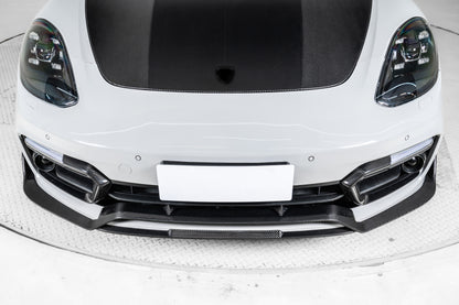 Becquet avant MAX CARBON DRY CARBON adapté à Porsche Panamera 971 971.1 971.2 GTS