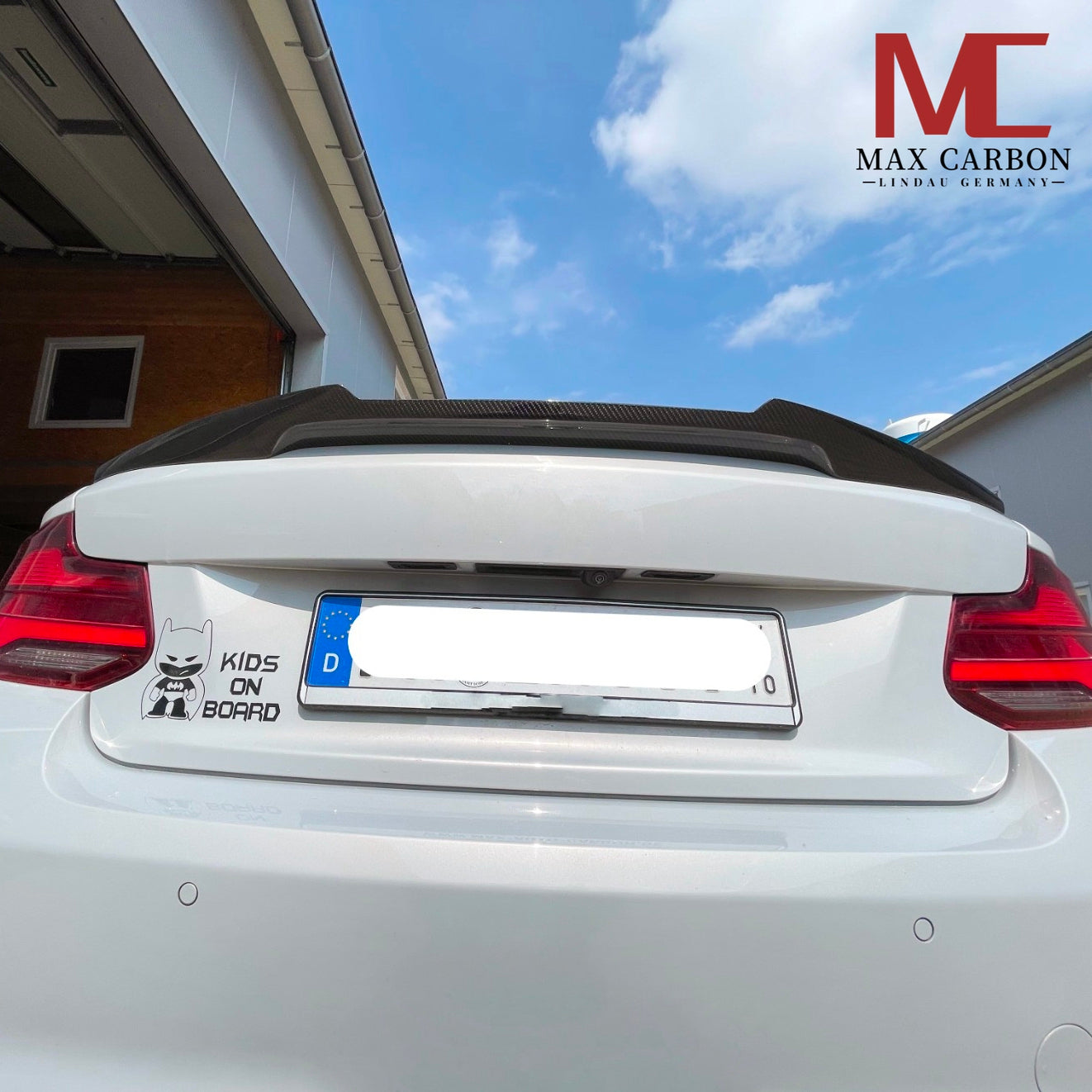 MAX CARBON DRY CARBON Abrisskannte Heckspoiler Hecklippe Spoiler für BMW F22 F87 M2 CS Coupè