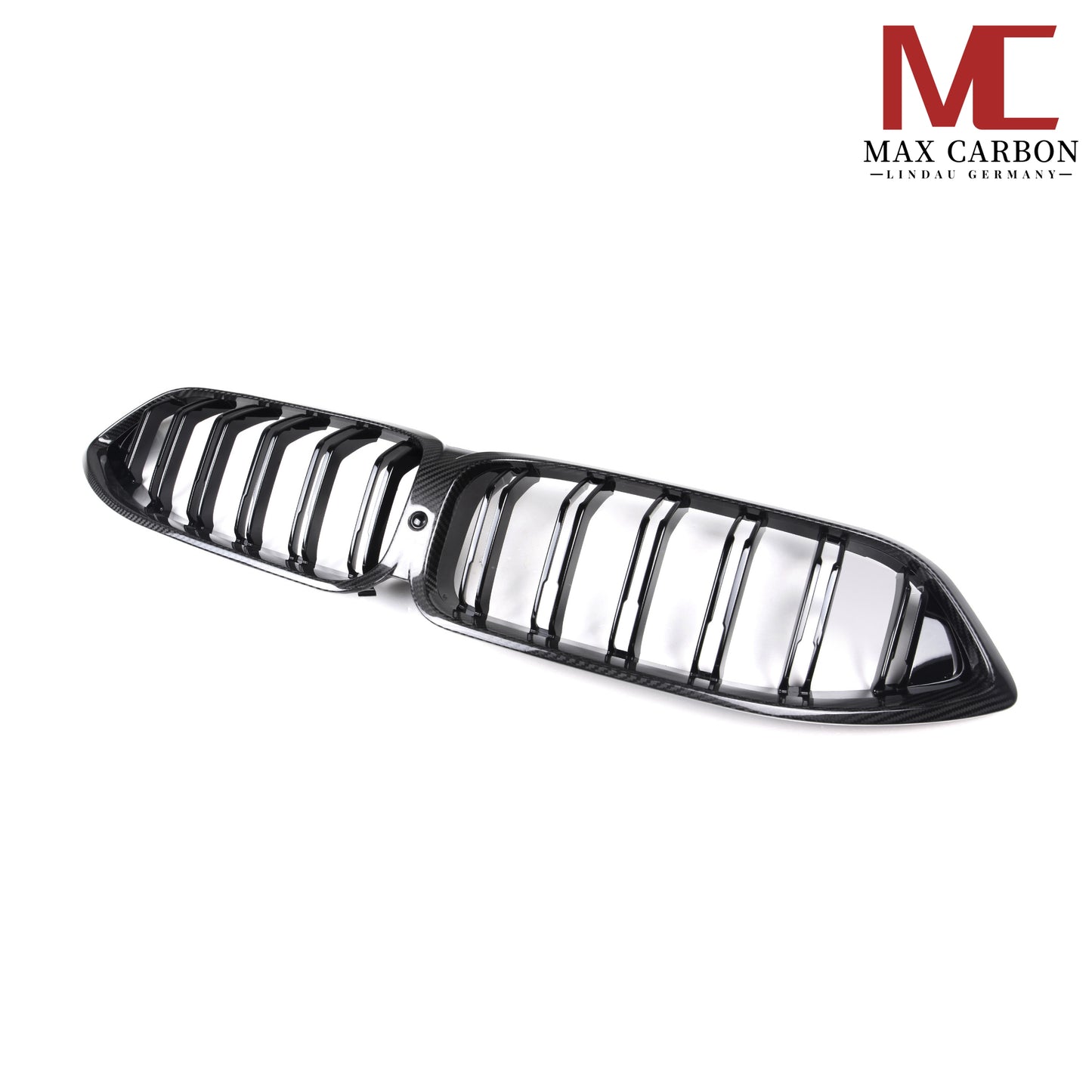 MAX CARBON Dry Carbon Kühlergrill Ziergitter Grill Ersatz für BMW M8 F91 F92 F93 vor LCI