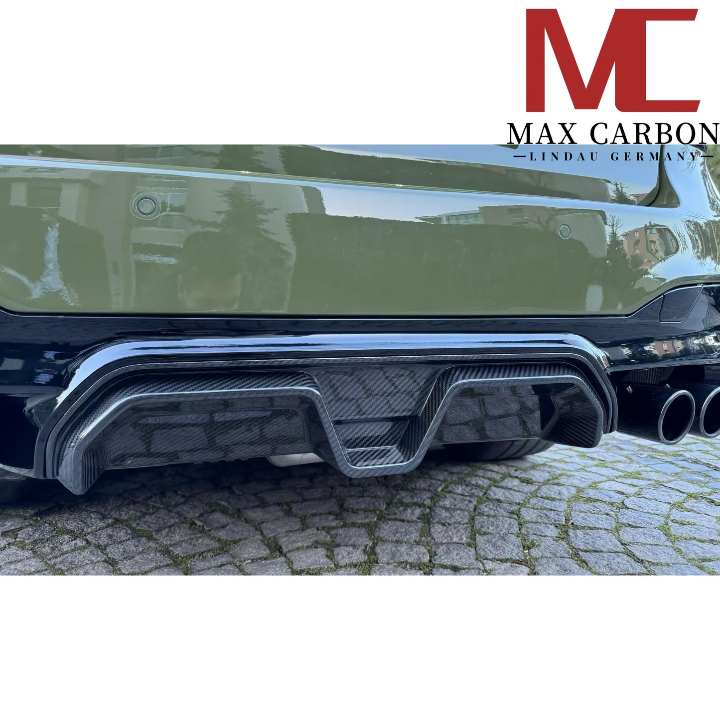 MAX CARBON Dry Carbon Diffusor Heckdiffusor passend für BMW M5 F90 inkl. LCI und CS