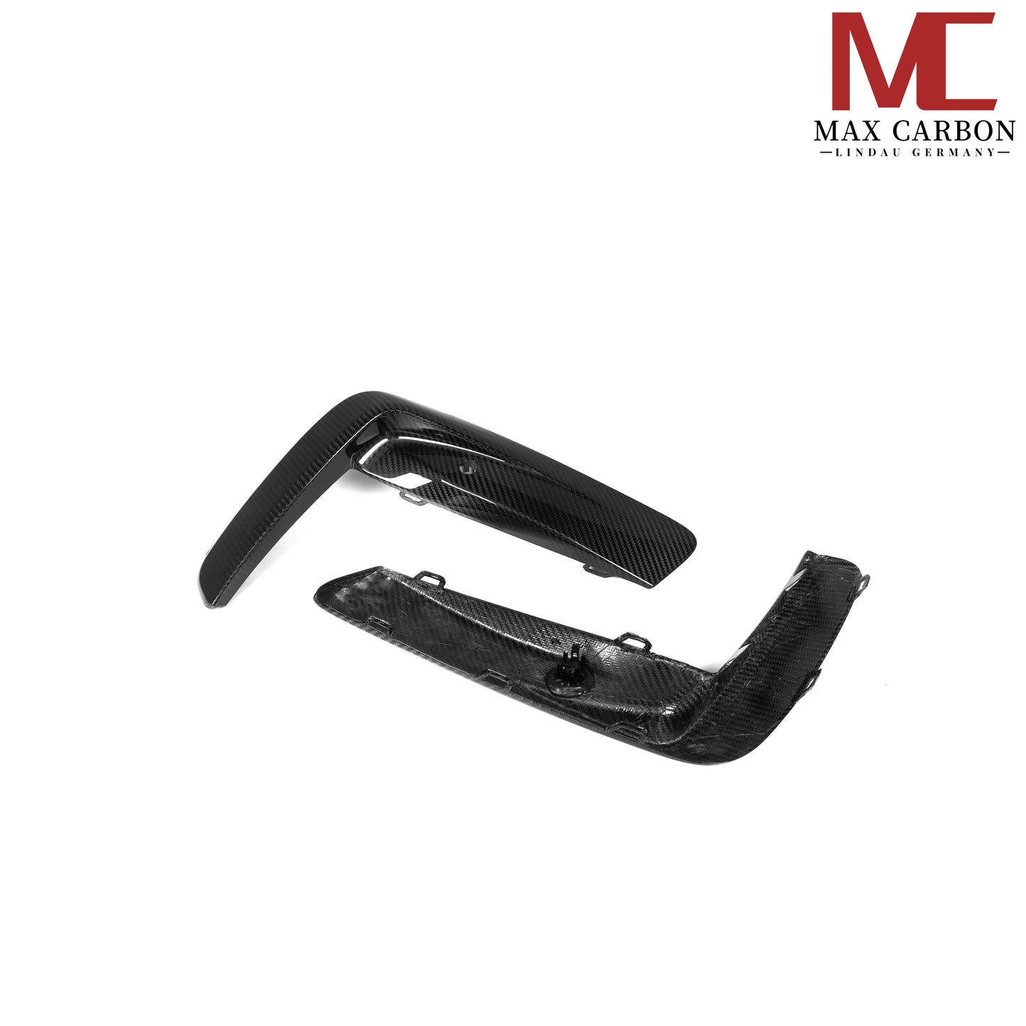 MC MAX CARBON Dry Carbon Frontlippe Blenden Ersatz für BMW M8 F91 F92 F93