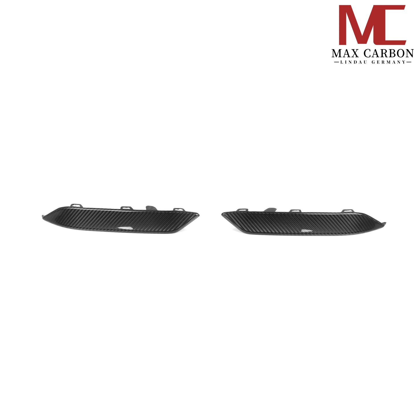 MAX CARBON Dry Carbon Frontlippe Flaps Ersatz für BMW M8 F91 F92 F93